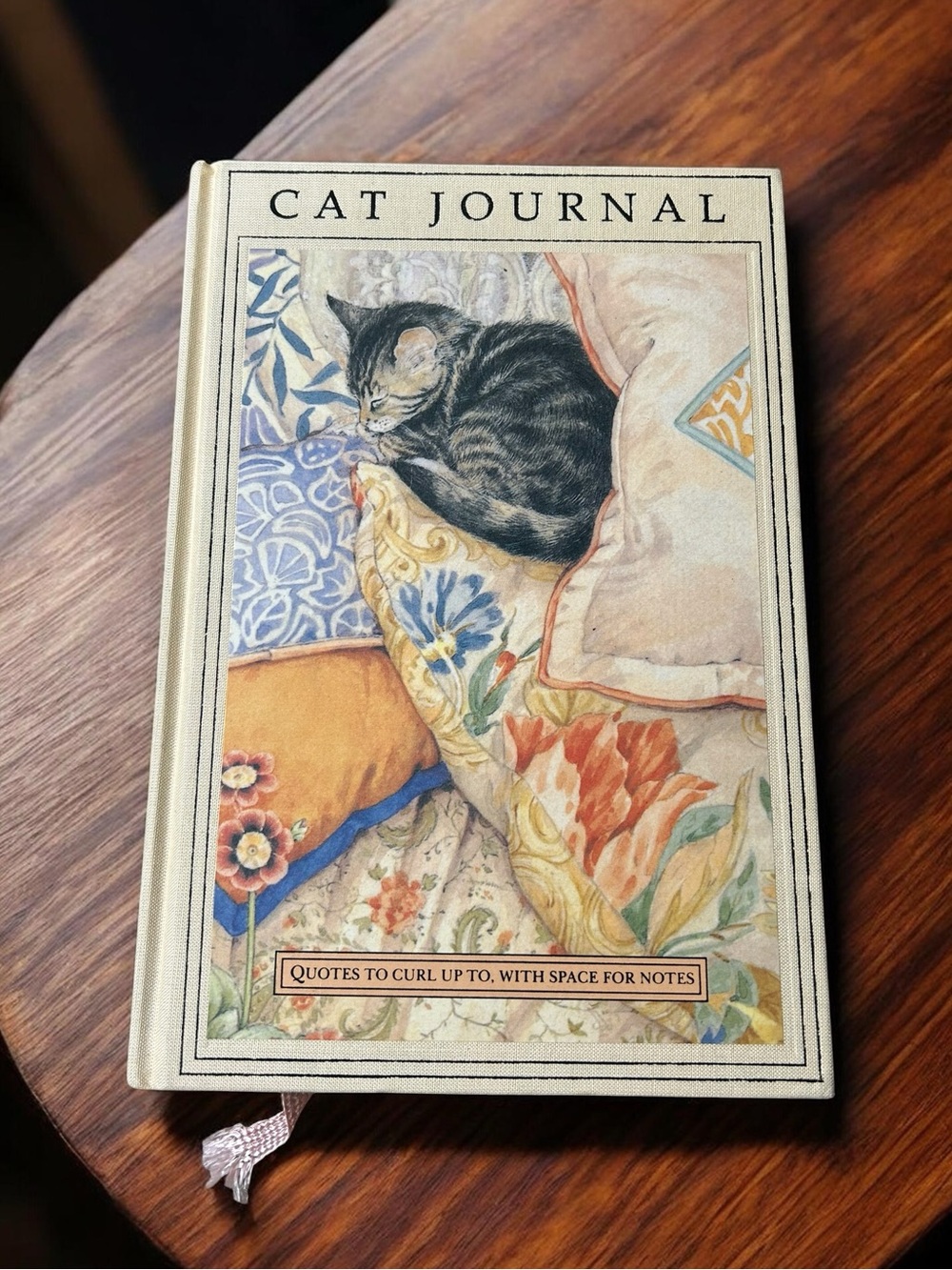 Cat Journal Hardcover Journal with Cat Quotes & Illustrations Unused